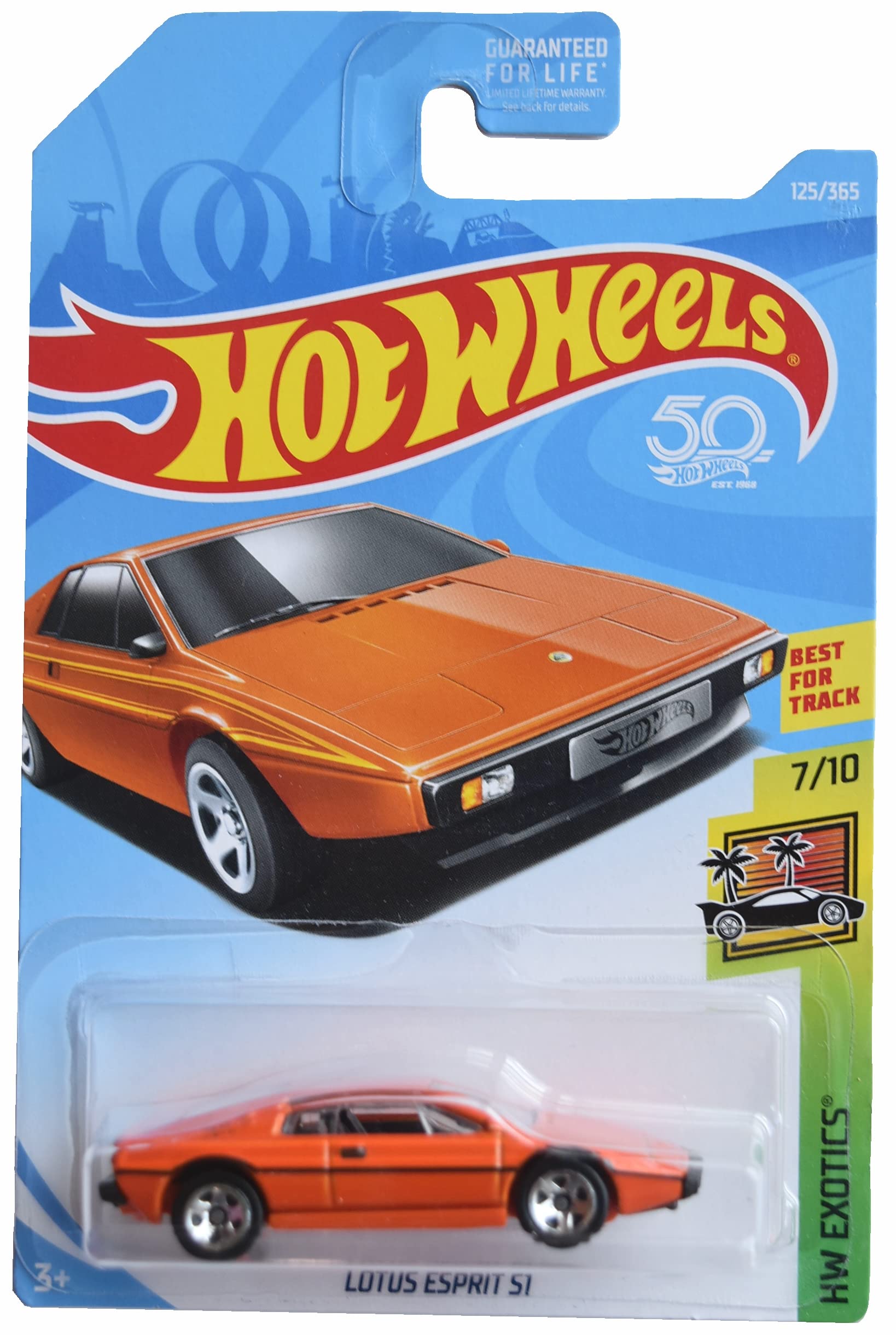 Hot Wheels Lotus Esprit S1, HW Exotics 7/10 [Orange] 125/365