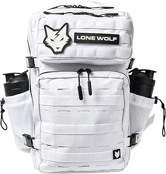 Lone Wolf Fitness Gen 3 45L White Backpack