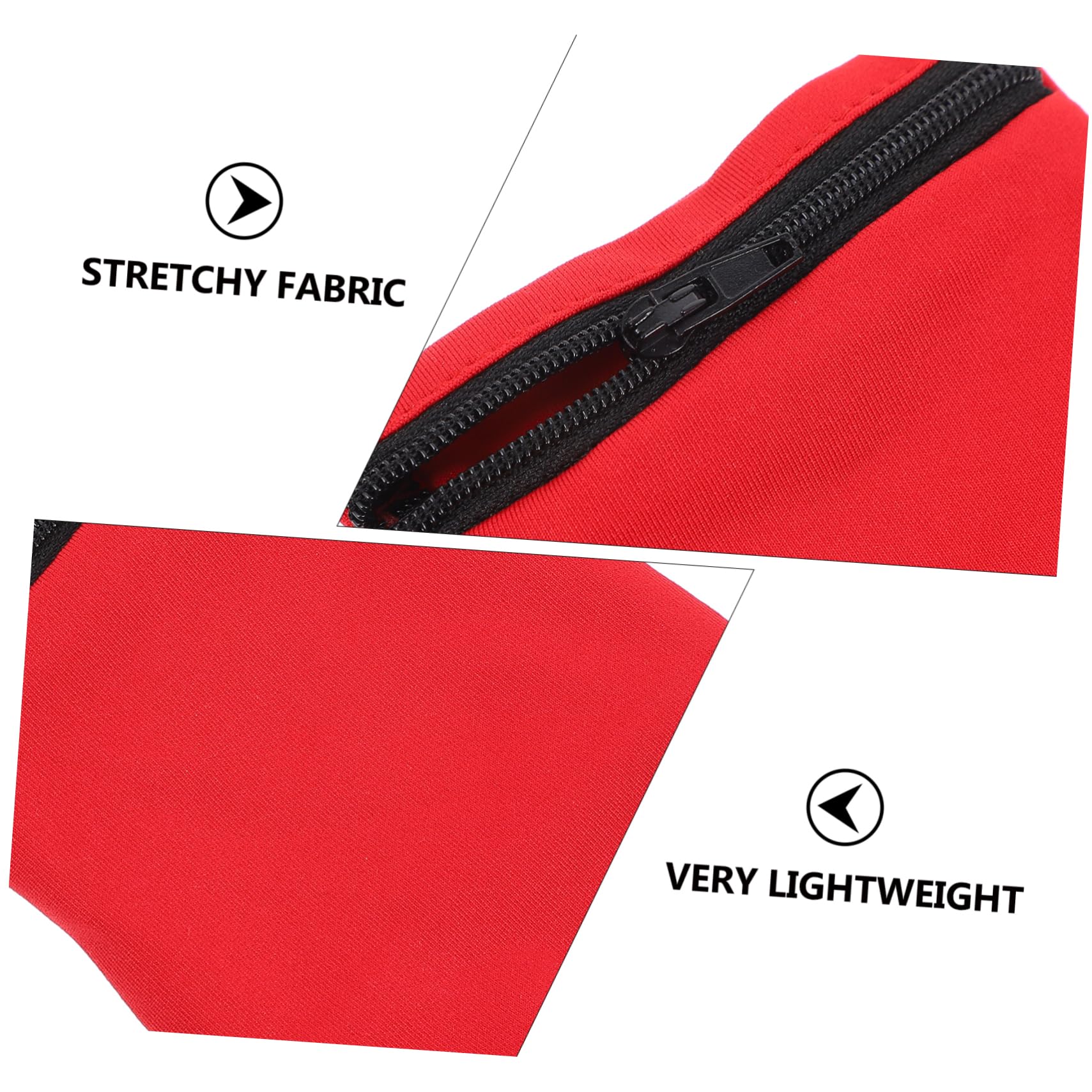 Mikikit 2pcs Running Wrist Bag Wrist Pocket Workout Phone Armband Arm Phone Holder for Cellphone Stand Exercise Phone Armband Workout Backpack Arm Bag Close-Fitting Polyester Red Fitness