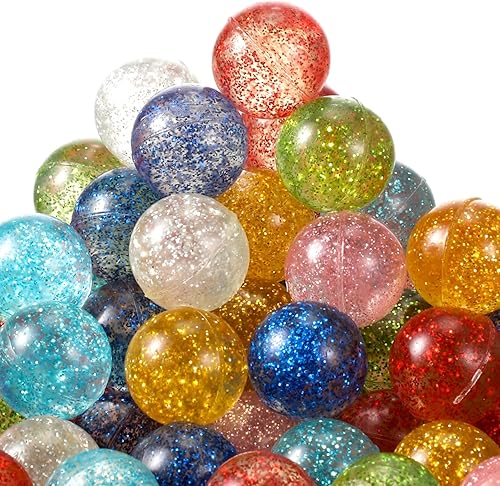 Miniatura 8 de Honoson Bolas inflables para niños, bolas de goma pequeñas de 1 pulgada, bolas de rebote de colores surtidos a granel para recuerdos de fiesta,