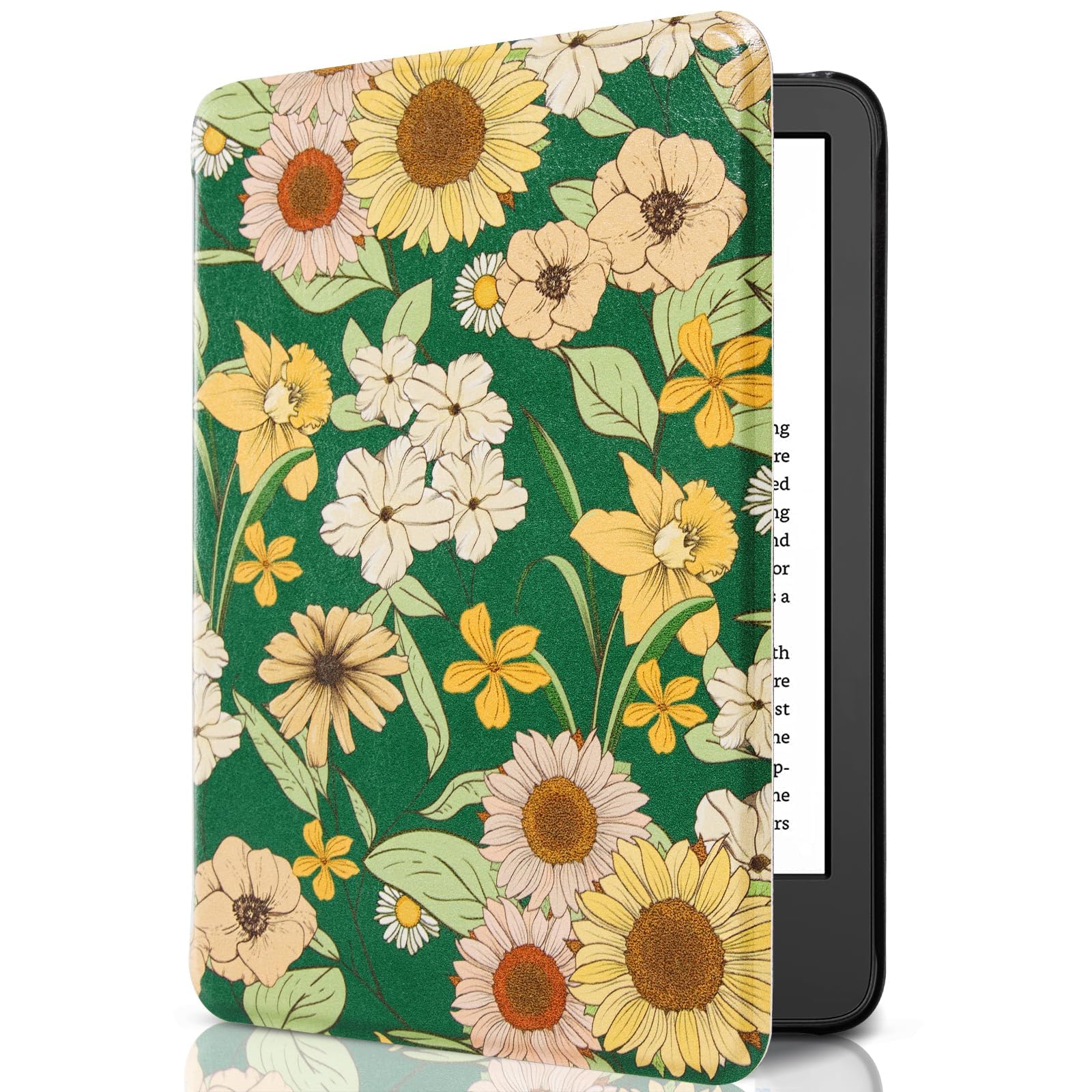 CoBak Case for All New 6 Inch E-Reader 2024 and 2022 (11 Generation) - PU Leather Smart Cover, Auto Sleep and Wake, Premium Protective Case for Kindle, Boox, Kobo