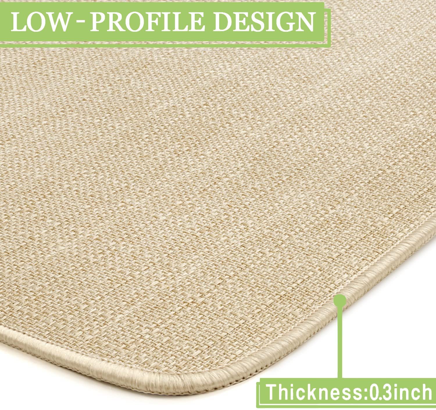 Summer Dog Welcome Door Mat 30x17 Inch Hello Summer Front Doormat Indoor Outdoor Entrance Floor Mats Non-Slip Washable Seasonal Summer Home Decor Rugs