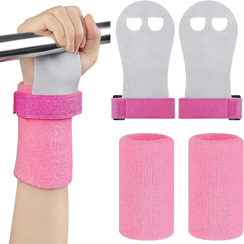 2 Paires Gants de Gym + 2 Paires Poignets de Sport DiULi