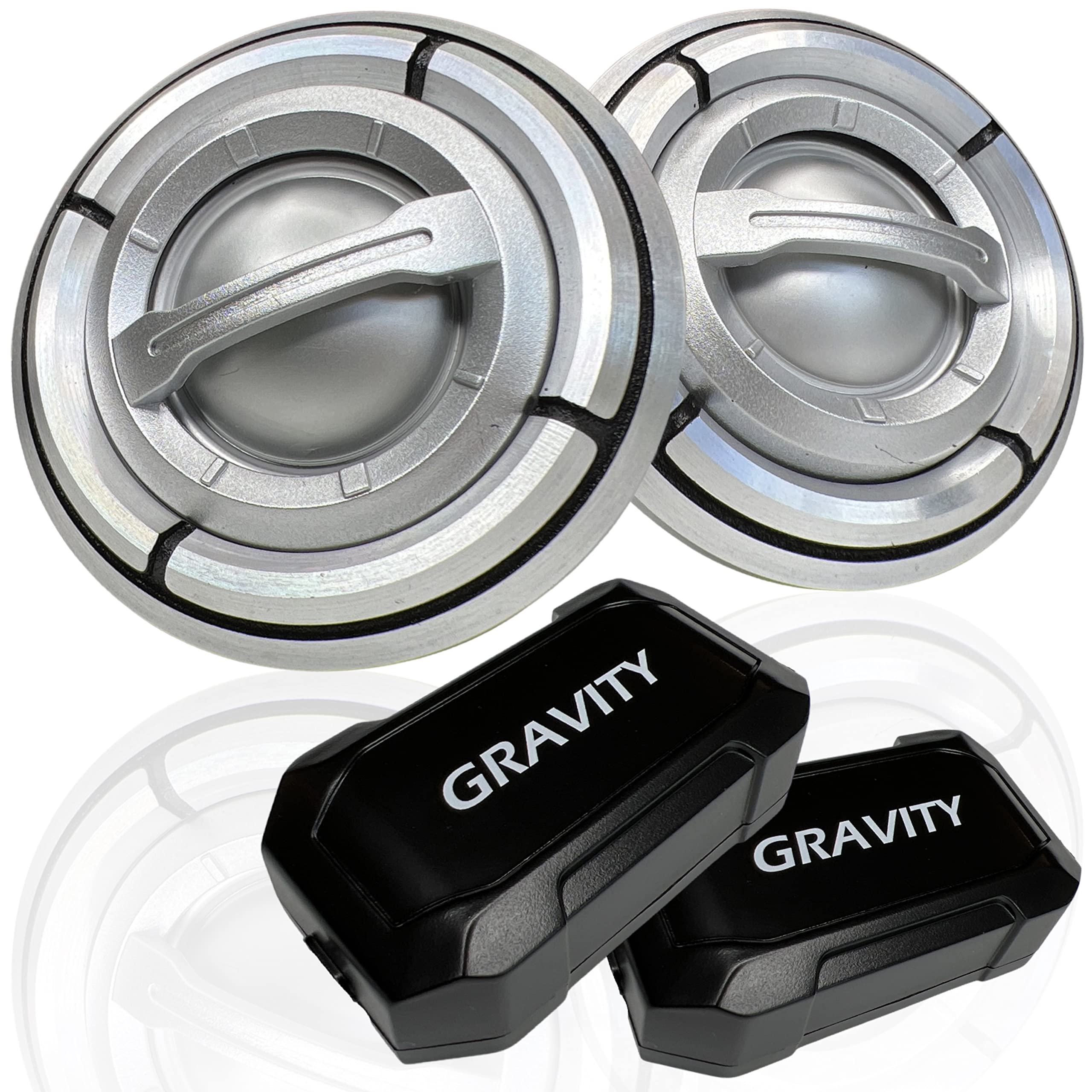 Gravity G-245TW 1-inch 300 Watts Power with Silk Dome, Flush Angle Car Tweeter Kit