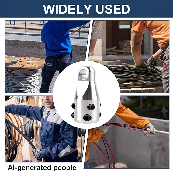 PakaLife 69705 Wire Puller,Electrical Cable Puller,Wire Pulling Tools Head For Electricians,Wire Tugger