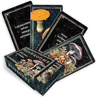 Mushrooms: Daily Doses of Wisdom (36 Gilt-Edged Full-Color Cards)