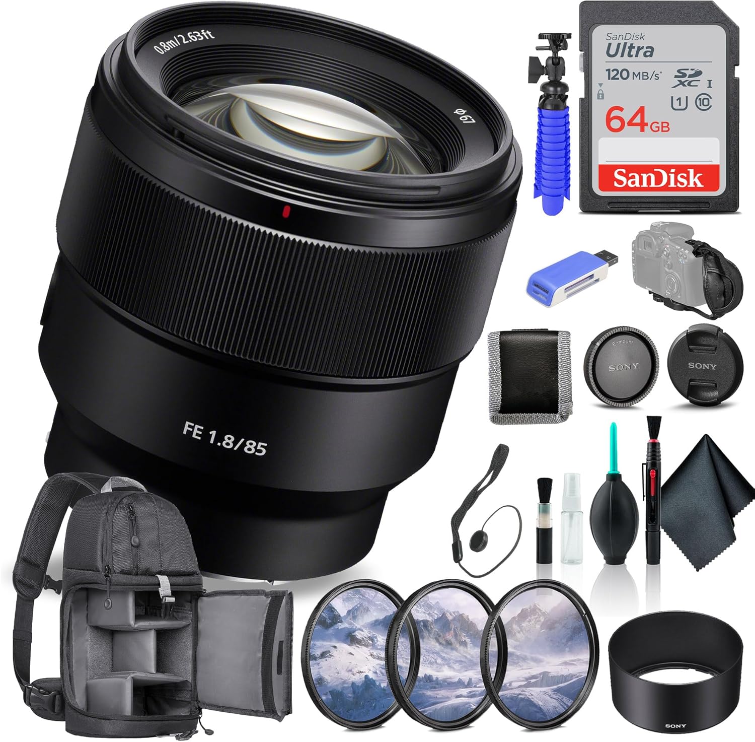 Sony 85mm SONY FE 85mm SEL85F18 (for SONY E Mount) #256