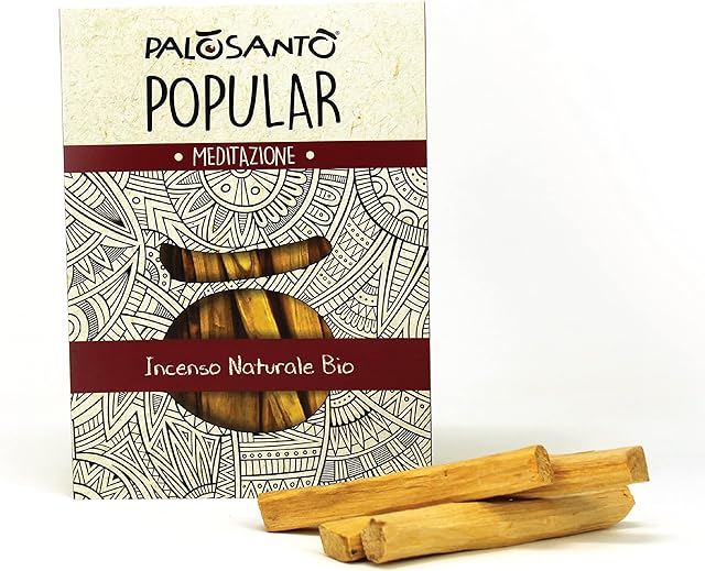 PALOSANTO - Palo Santo Sticks Popular Ayabaca  Premium Quality from Peru - Natural Incense Sticks for Stress Relief and Meditation - Palo Santo Wood Wild Harvested & Sustainably Sourced  13 Sticks