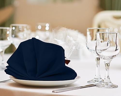 Vista 26 de Utopia Kitchen - Servilletas de tela color gris acero, 12 unidades, 18 x 18 pulgadas, mezcla de algodón, lavables y reutilizables, para hotel