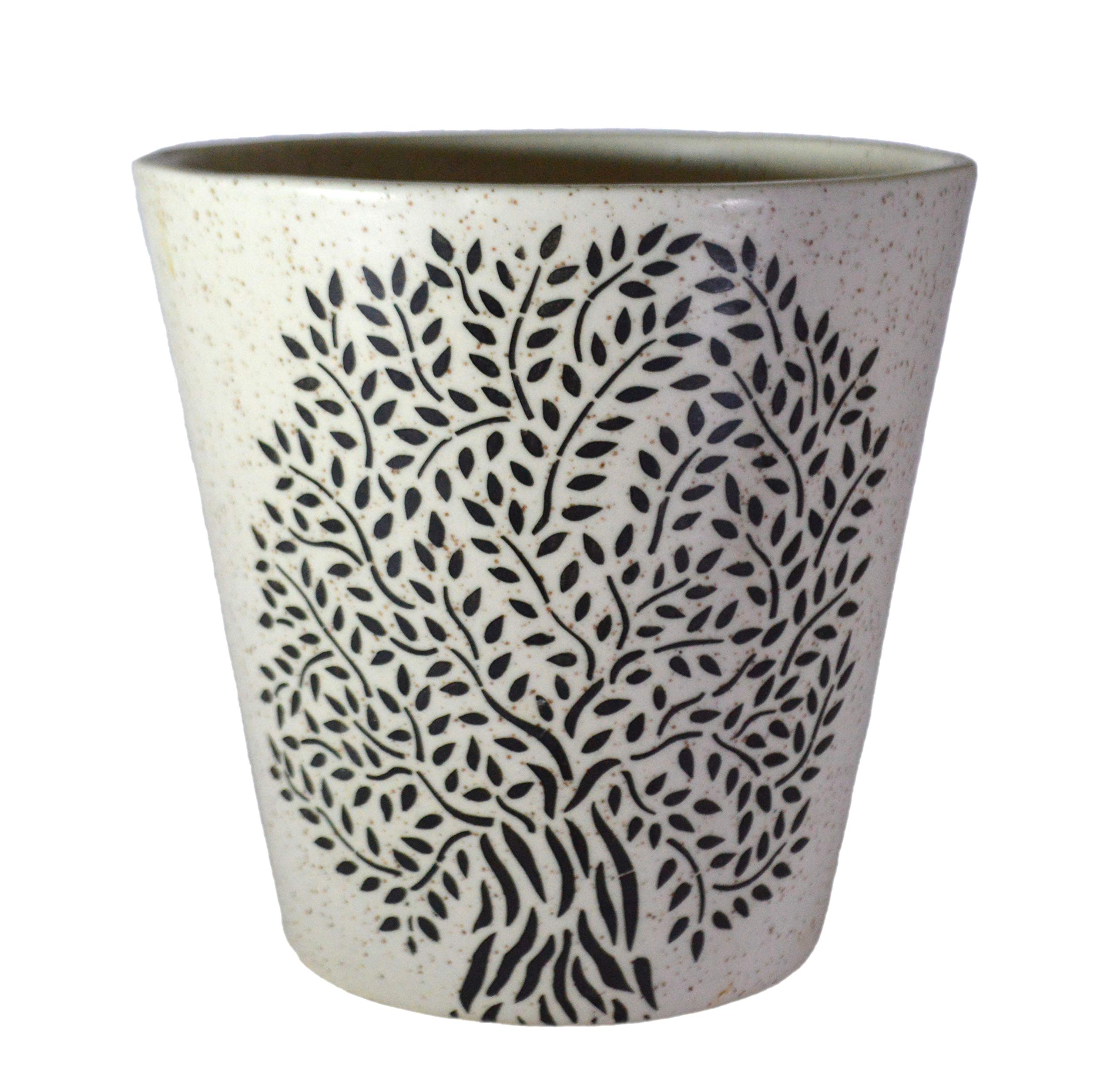 UrbanRoots Ceramic Pot, White, 8 inch (B088Q28RFX) Amazon Price History, Amazon Price Tracker