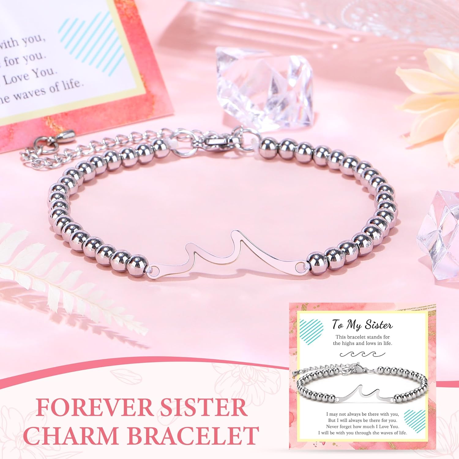 Sisters Gifts from Sister Birthday Gifts for Sister Adult Cool Present Ideas for Women from Brother Unique Christmas Happy Birthday Gift Basket Funny Gift for Older Little Sisters Who Has Everything - Image 7