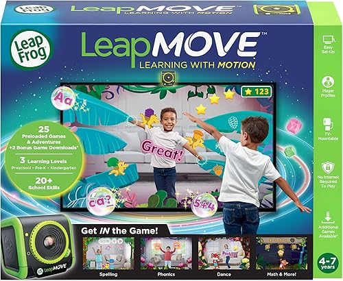 Miniatura 12 de LeapFrog LeapMove Sistema de Vídeo Juego de Aprendizaje Activo
