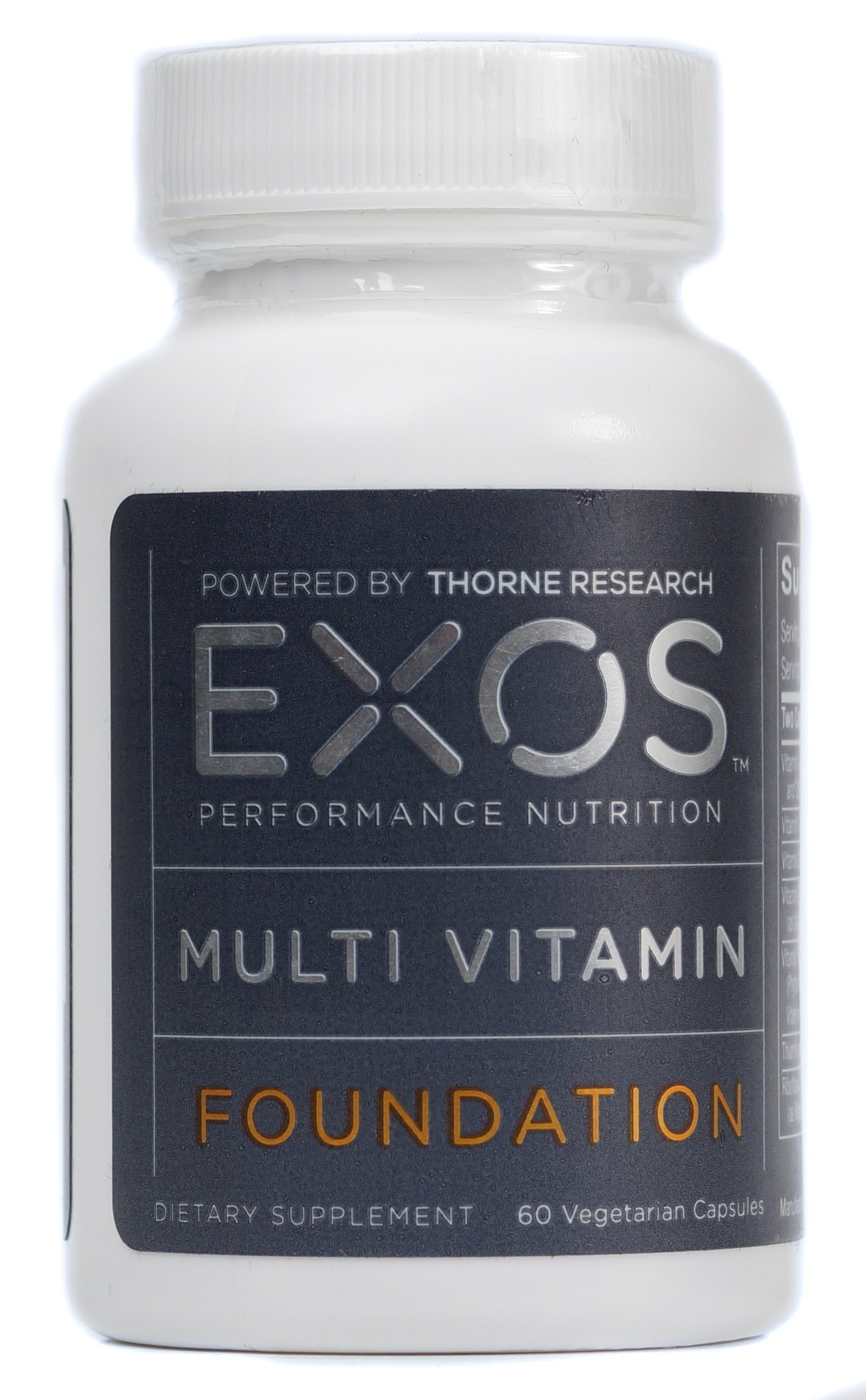 EXOS Performance Nutrition - Multi-Vitamin - Comprehensive Blend of Vitamins and Minerals to Support High Performance Nutrition - 60 Capsules