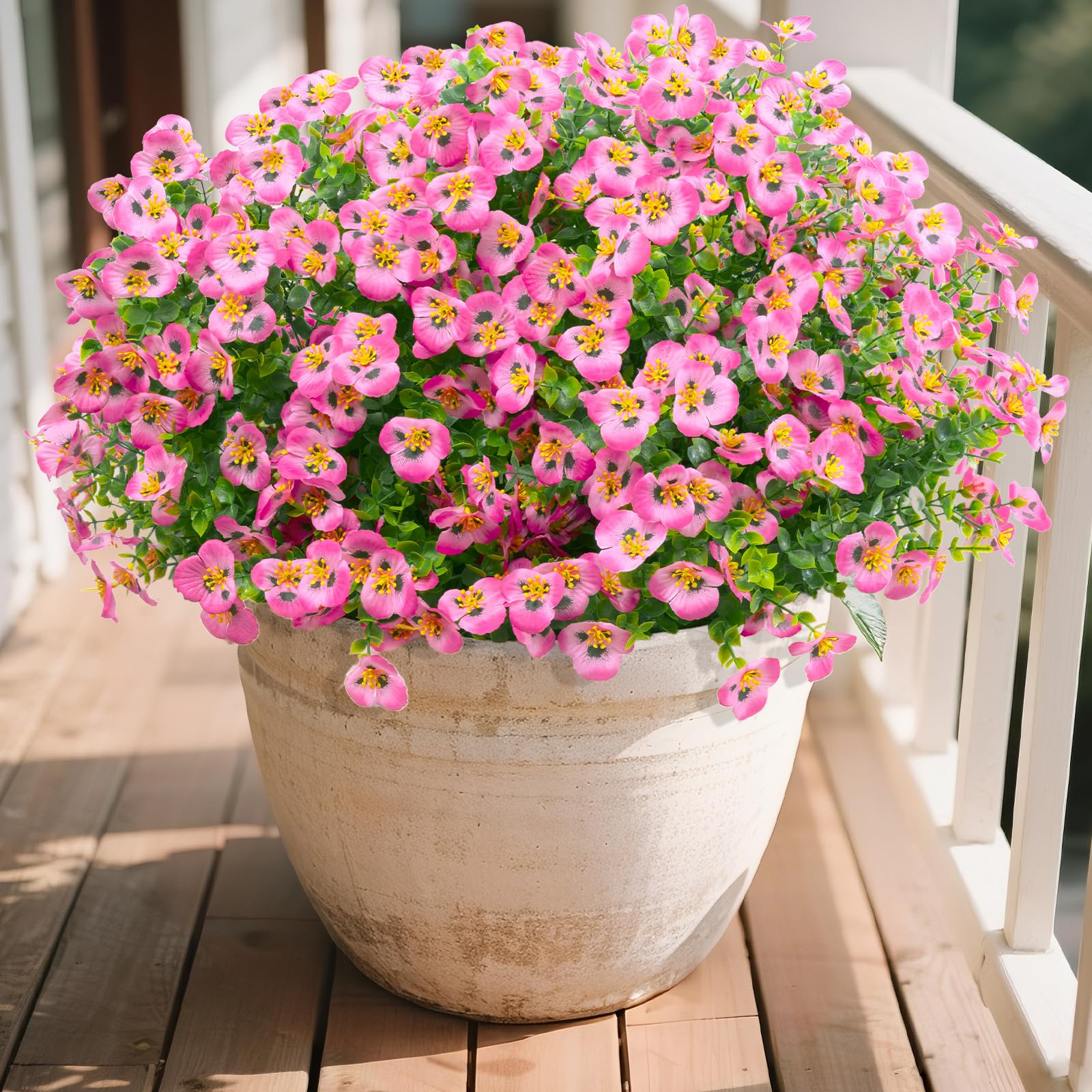 Fleurs artificielles d'extérieur résistantes aux UV pour décoration de printemps