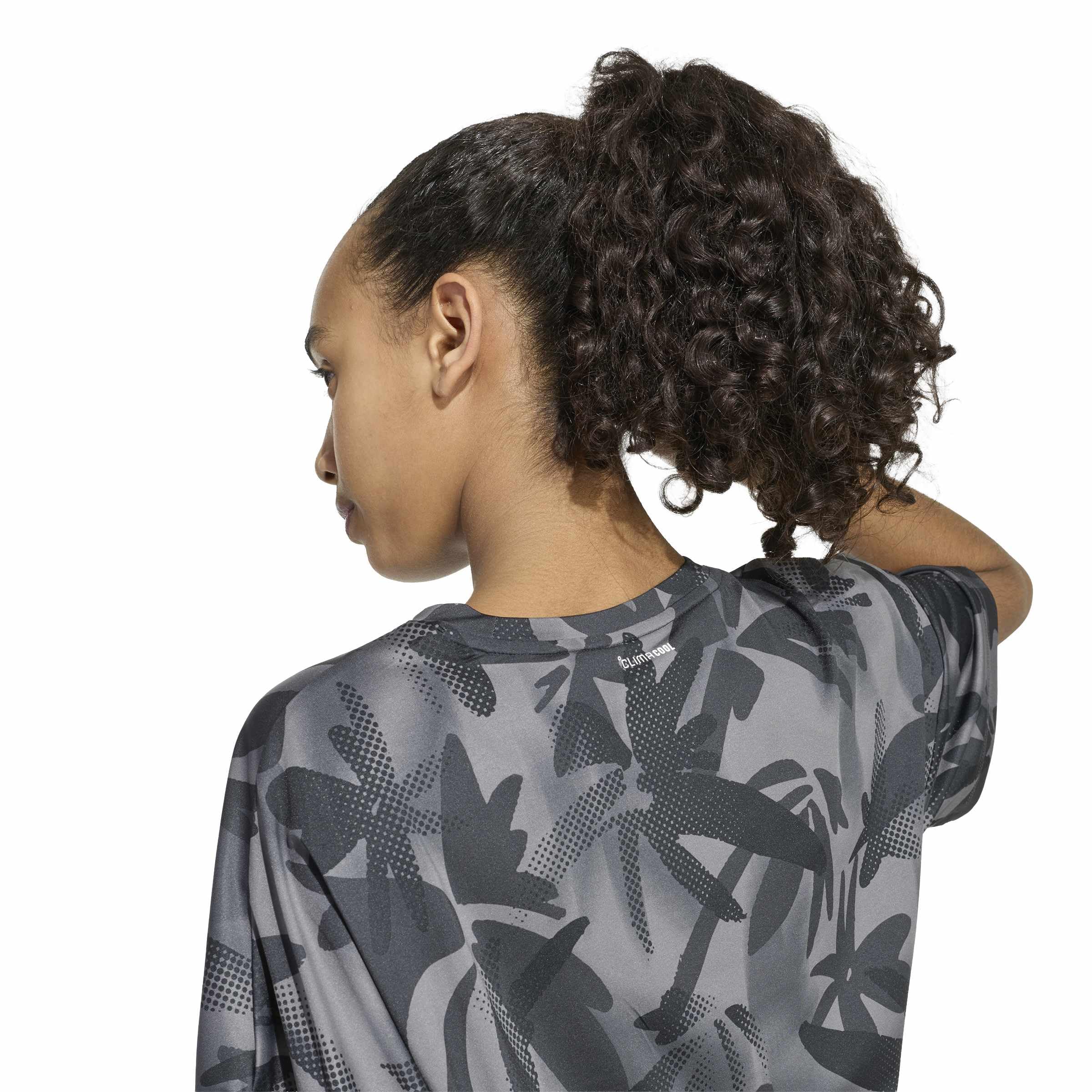 adidas Sport Icons Allover Printed Cropped T-Shirt Fille (Lot de 1)