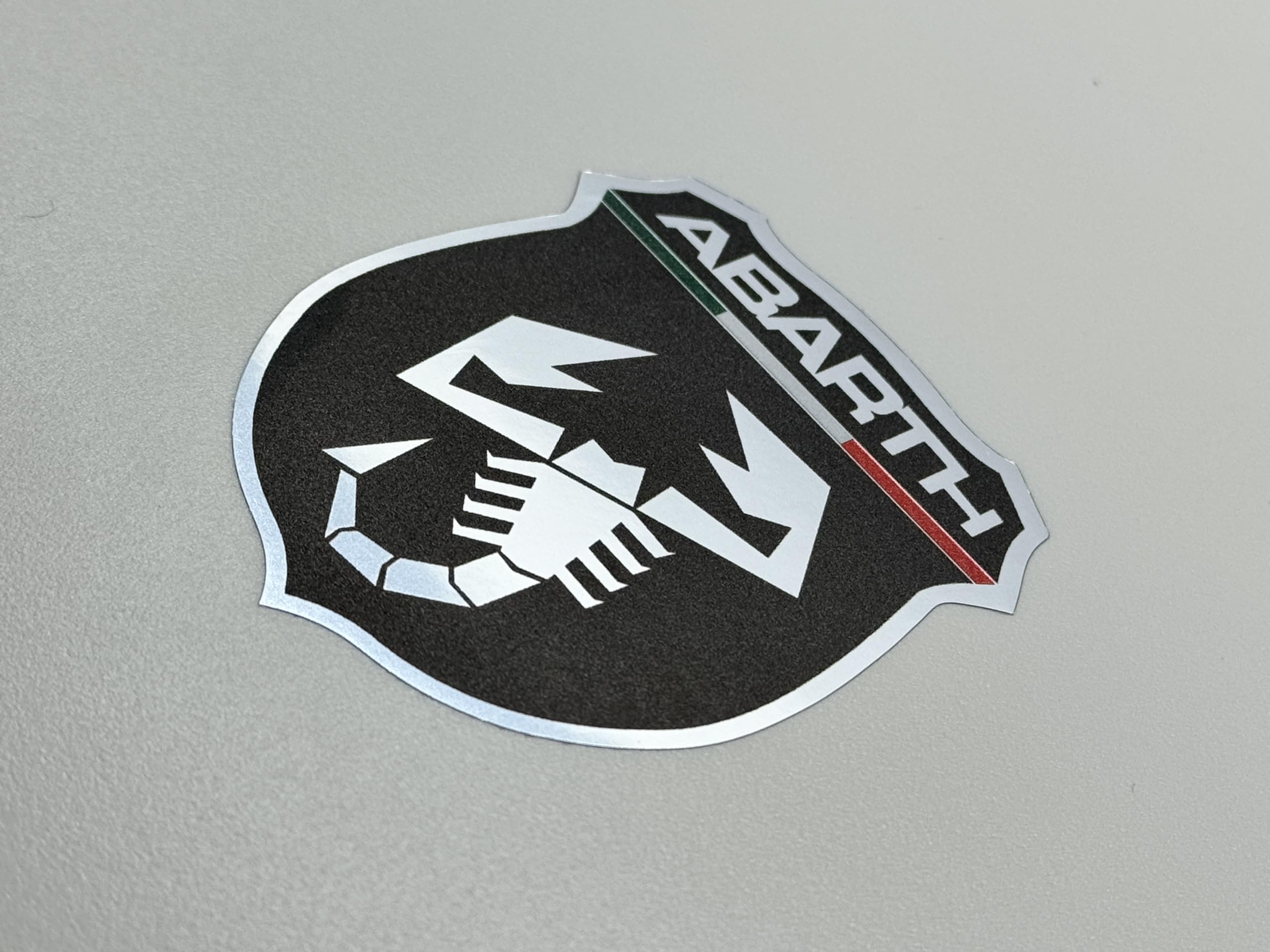 Adesivo Grande Scorpione Per Fiat 500 595 Abarth - Decalcomania In Vinile Opaco Per Carrozzeria