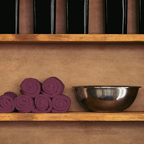 Miniatura 7 de Arkwright Bleach Safe Jr. - Toallas de salón de belleza, 100% algodón hilado en anillo, suave, de secado rápido, superabsorbentes, para