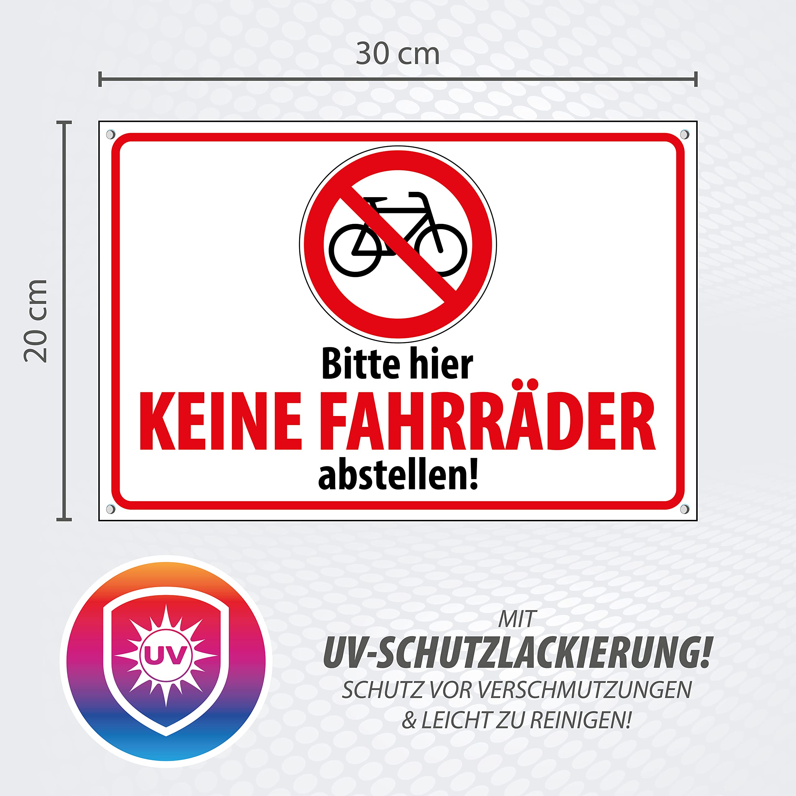 Behindertenparkplatz-Schild Alu-Dibond 200x300 Mm – Blau/weiß, UV-lackiert, Mit Lochbohrung, Für Innen & Außen