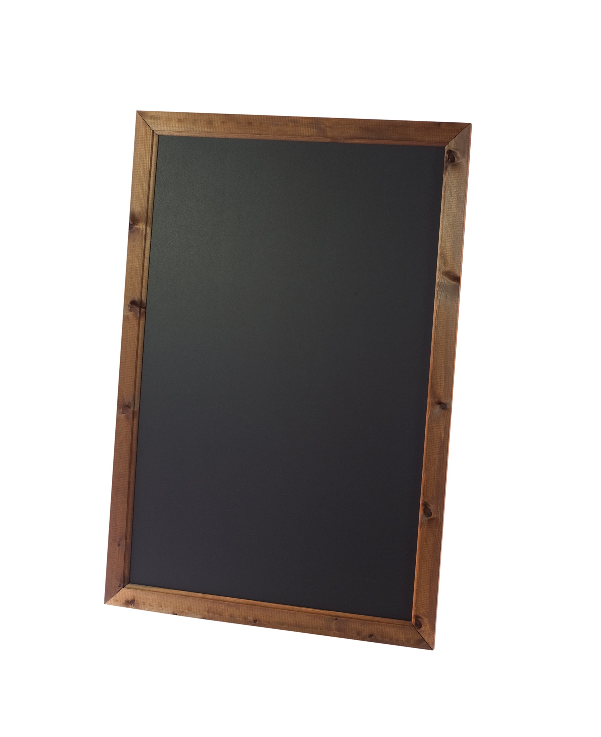 Beaumont Framed Blackboard Oak 1236x736mm - Indoor Advertising Board, Display DIY Messages, Menu, Notes, Ideal for Bars, Pubs, Restaurants