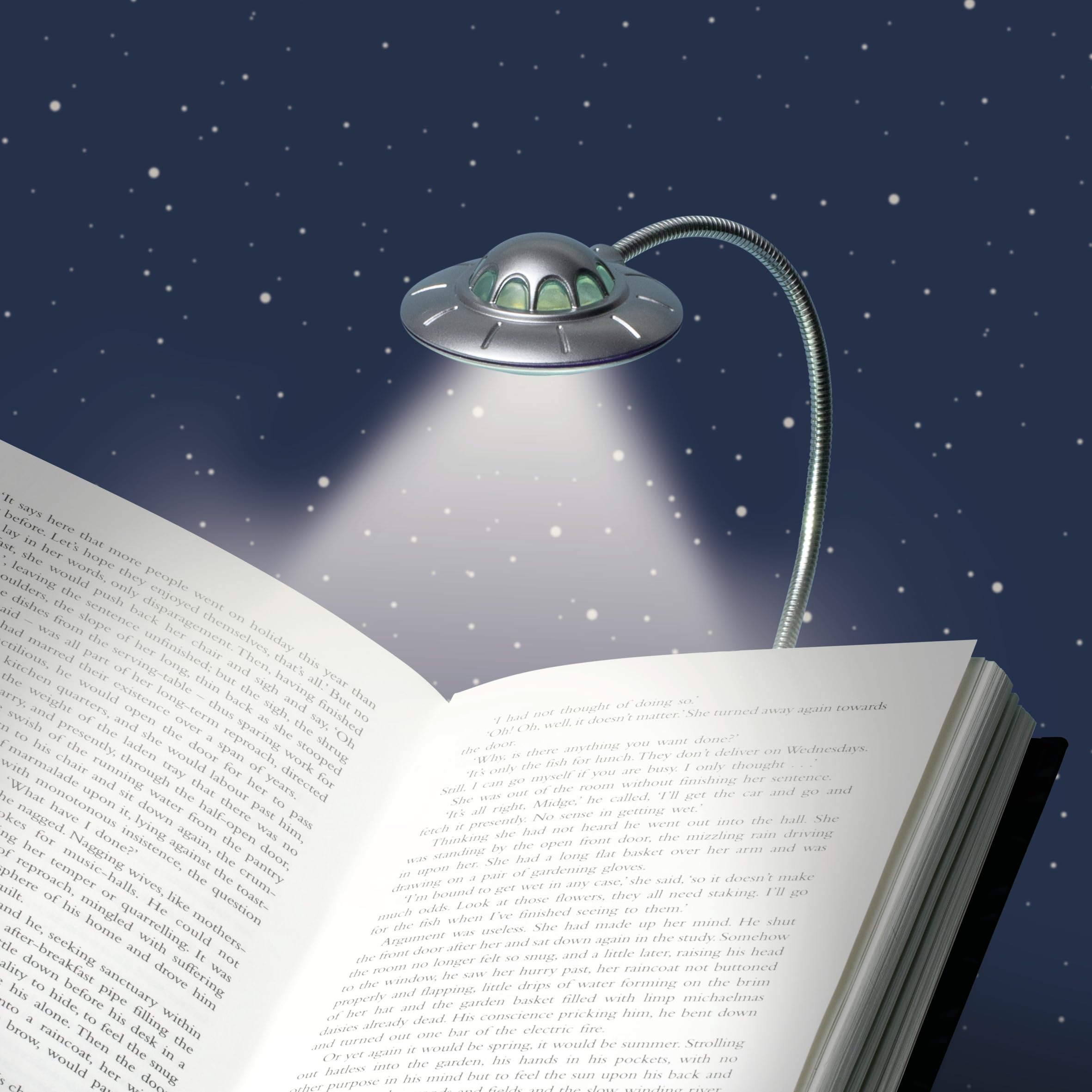 Amazon.com: IF The UFO Book Light - Retro Style, Spaceship Reading