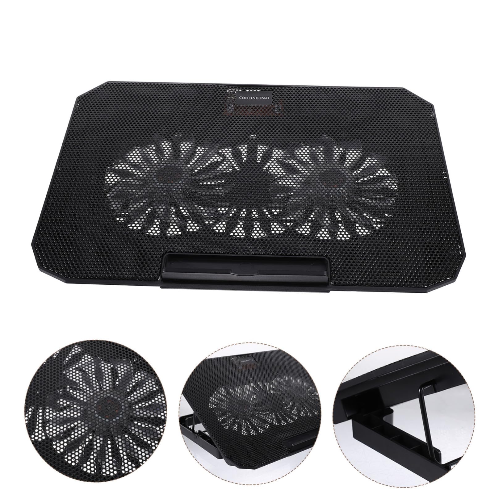 Soporte Refrigerante Portátil para Portátil Ventiladores Silenciosos USB y Base