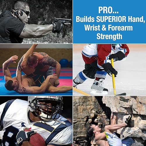 Miniatura 5 de Prohands PRO ejercitador de mano, ejercitador de dedos (fortalecedor de agarre de mano), con resorte, sistema de dedos y pistón, aísla y ejercita
