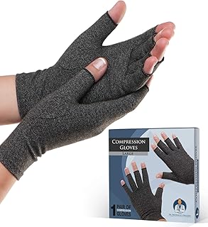 Dr. Frederick's Original Arthritis Gloves for Women & Men - Compression for Arthritis Pain Relief - Rheumatoid & Osteoarthritis - Large