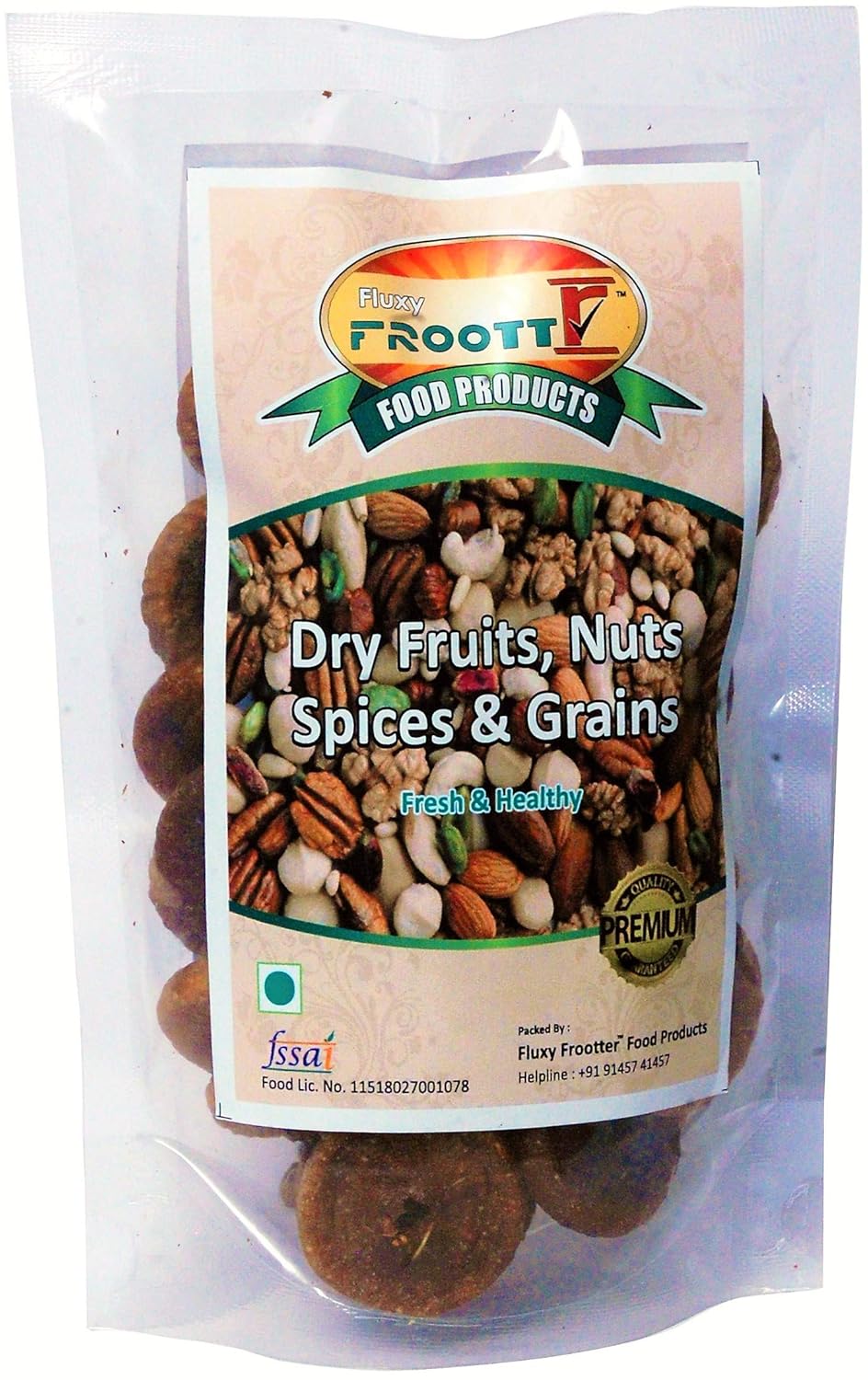 FLUXY FROOTTR ANJEER Dry Fruits 250 Grams Offer Figs (250 g) figs Dry