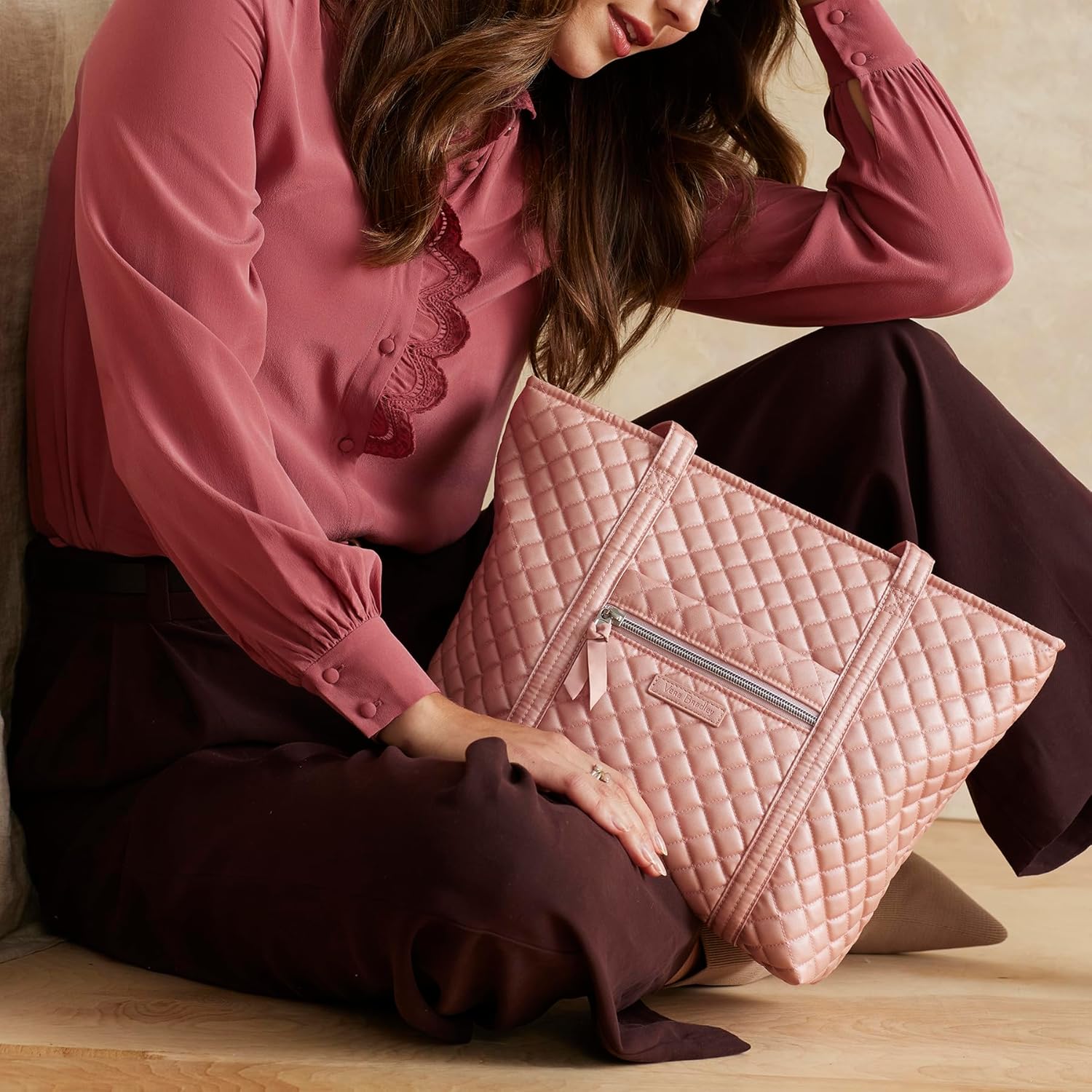 Vera Bradley Women's Cotton Small Vera Tote Bag - Image 2