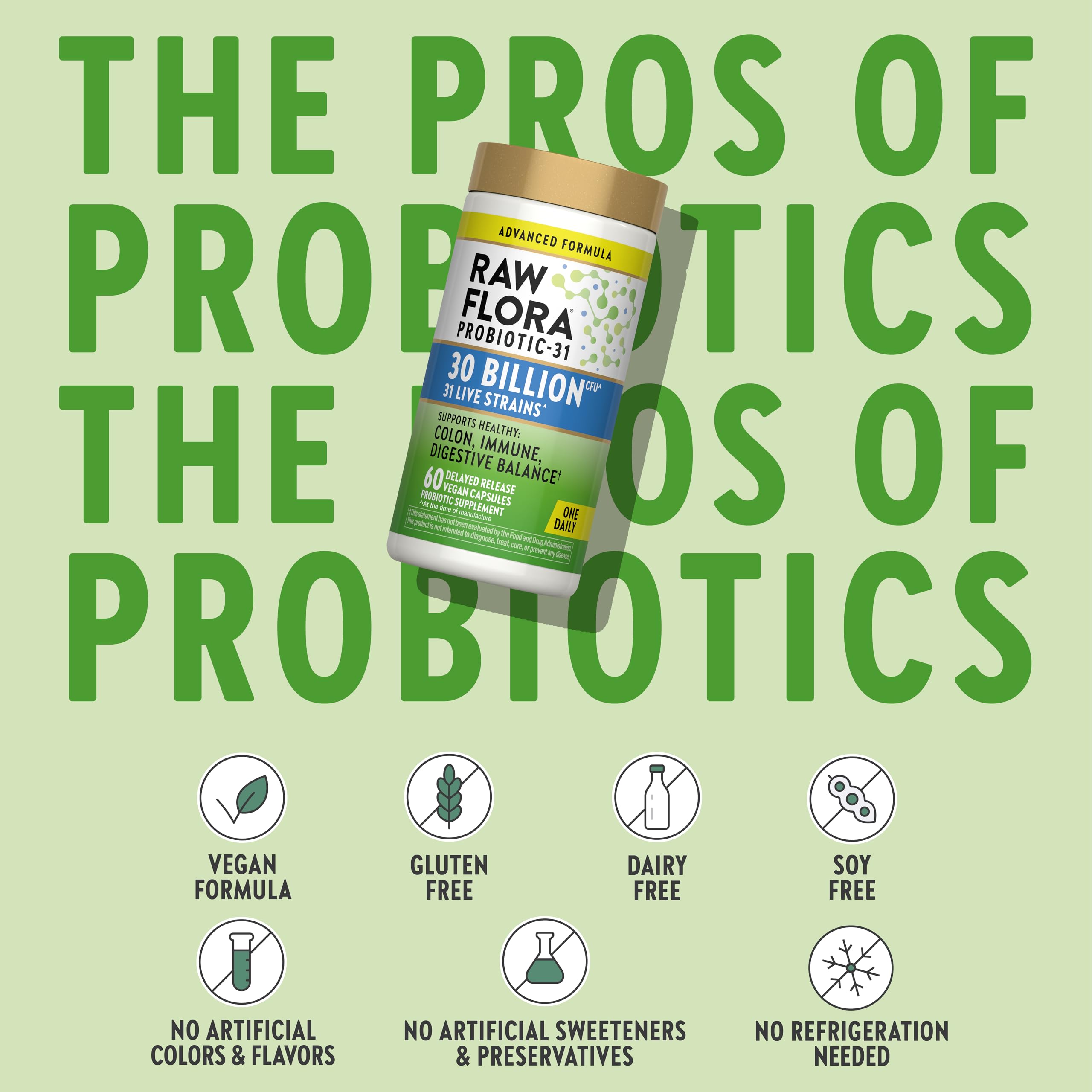 Raw Flora Probiotic for Women and Men | 30 Billion CFU — Amazon image 5