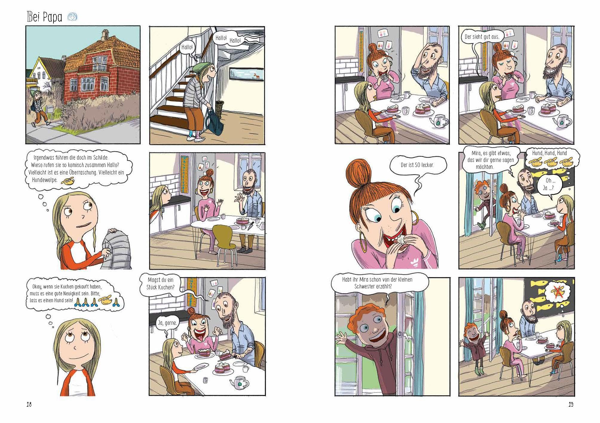 Mira #freunde #zahnspange #kleineschwester: Der 6. Band der beliebten „Mira“-Reihe – Comic-Abenteuer über Pupertät und Freundschaft für Kinder ab 10