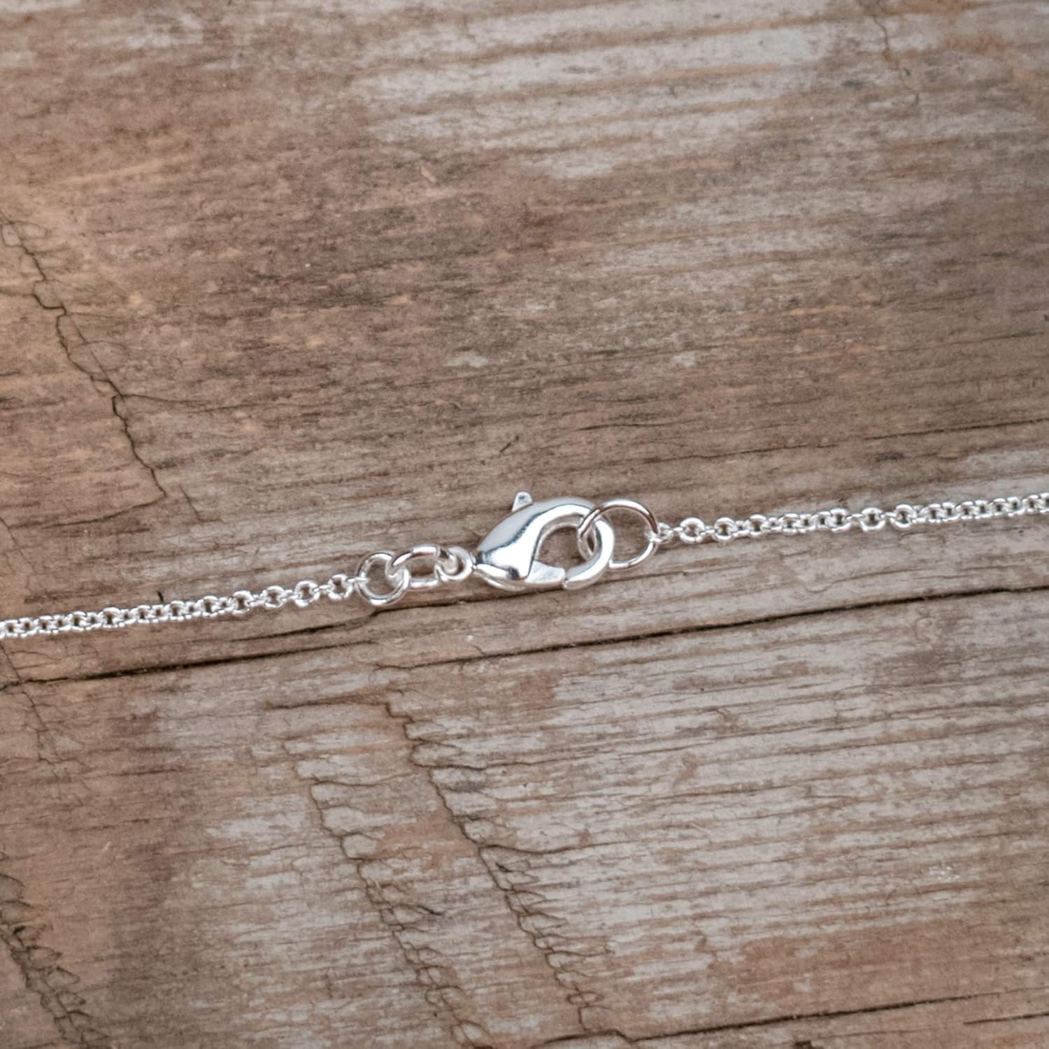 Dicksons Box Cross Charm Pendant Girl's 16 Inch Silver Plated Everyday Necklace in Jewelry Gift Box