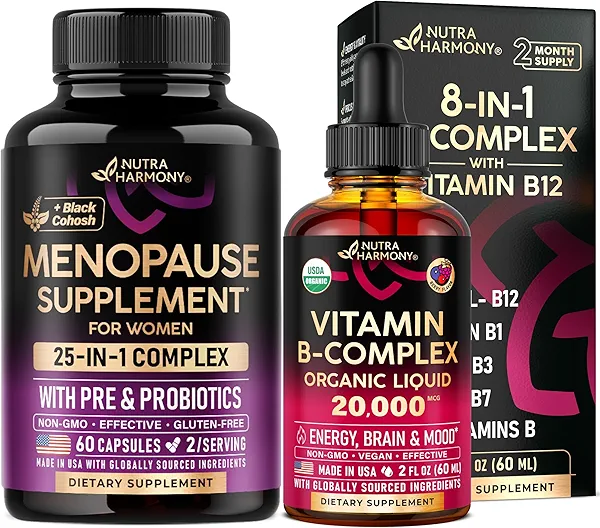 NUTRAHARMONY Menopause Capsules & Vitamin B Complex Drops