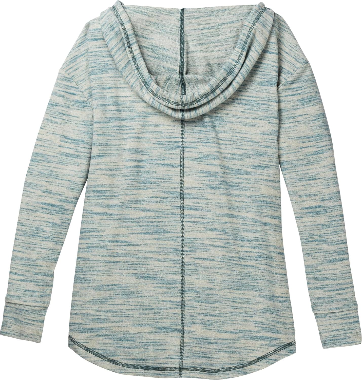 Legendary Whitetails womens Space Dye Knit V-neck Pullover Hoodie Top - Image 2