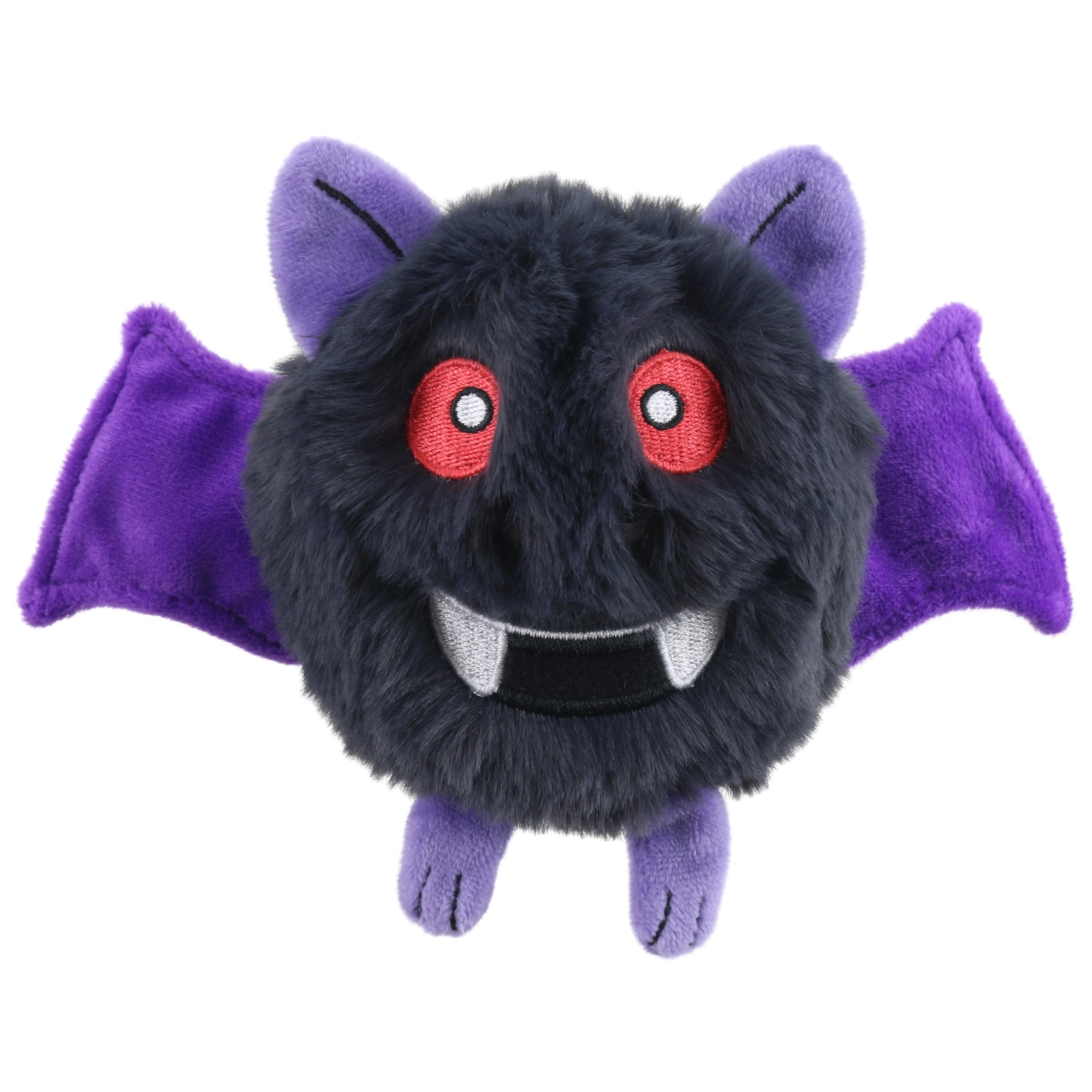 The Puppet Company Black Micro-Monster Finger Puppet, Soft Plush Swoop Character for Imaginative Play Storytelling