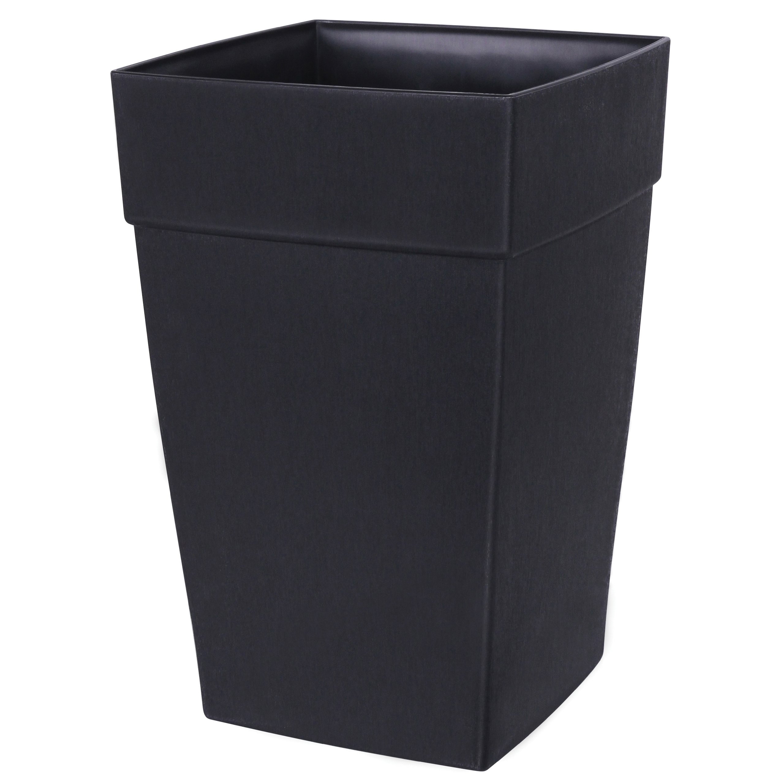 Amazon.com : DCN Plastic 3508-36 Harmony Planter, Black – 12in