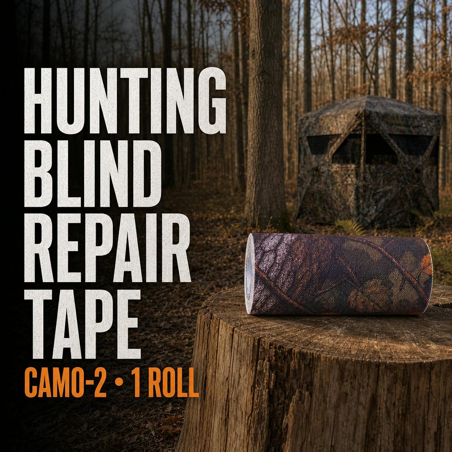 Hunting Blind Repair Tape, Self Adhesive Fabric Repair Kit image 5