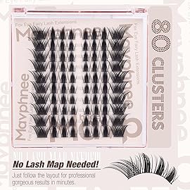 Fox Eye Lash Clusters Cat Eye Lash Extensions Wispy Manga Eyelash Clusters Anime Cluster Eyelash Extensions C-Curly & L-Curly Cluster Lashes Fairy Left & Right Eyelashes Clusters by Mavphnee