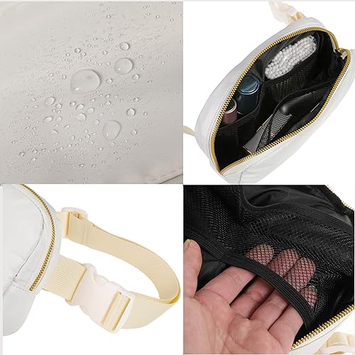 Miniatura 4 de Riñoneras para mujeres y hombres, mini bolsa para cinturón con correa ajustable, riñonera de moda para entrenamiento, correr, viajar, senderismo,