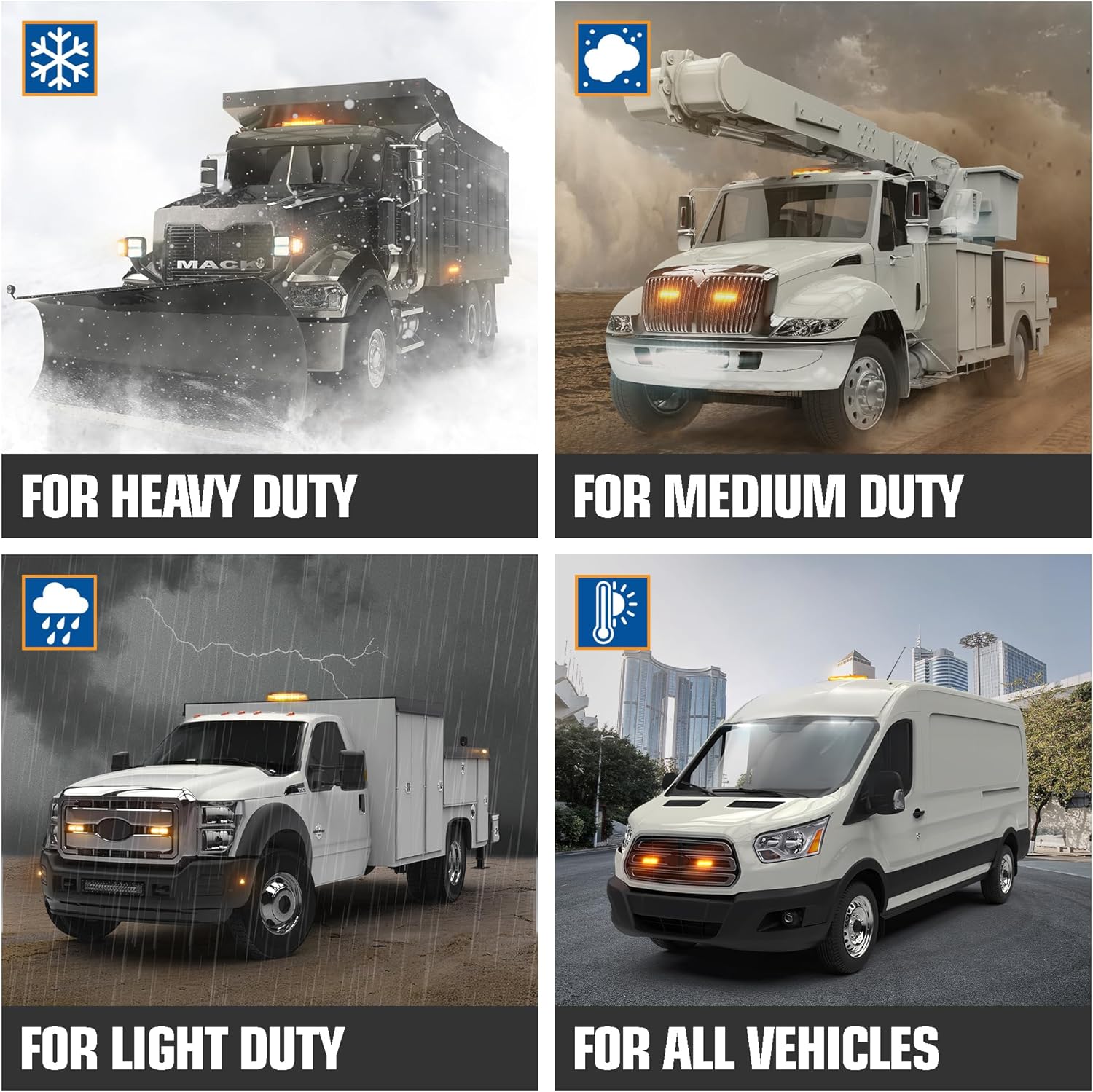 Diagram showing the dimensions of the ECCO 530 Back-Up Alarm: 4 inches length, 1.6 inches width, 2.8 inches height.