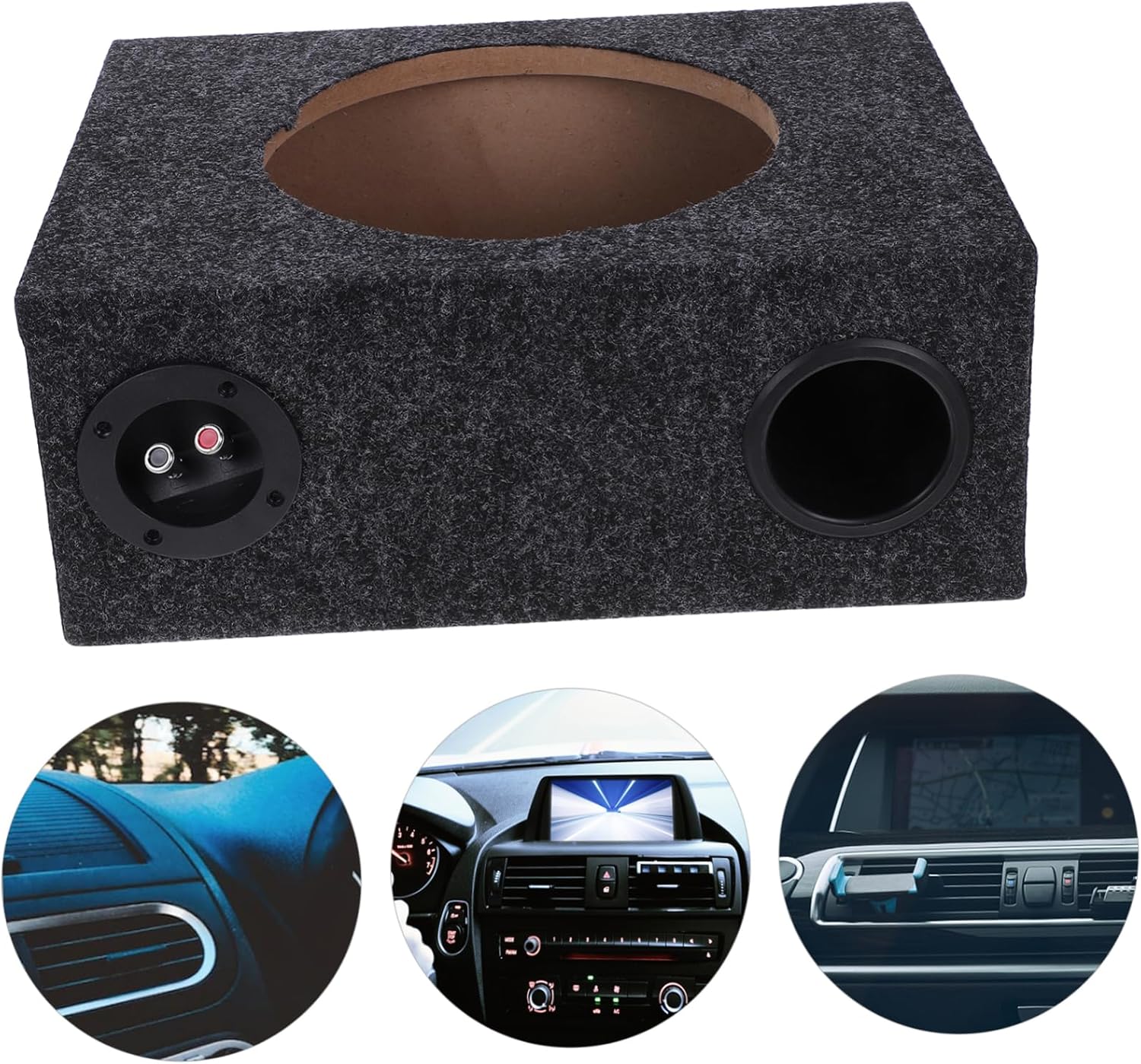 Cabilock Vehicle Subwoofer Enclosure Box Design for Easy Installation Audio Performance Compatible