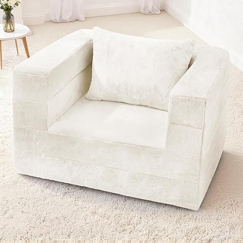 Miniatura 223 de Cama humana gigante para perro, cama 3 en 1 para perro de tamaño humano con funda de piel sintética lavable, cama grande plegable para mascotas con