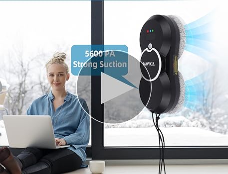 NAVIKIA 窓お掃除ロボット Amazon | 窓掃除ロボット、NAVIKIAスマート窓拭きロボット、自動水噴霧