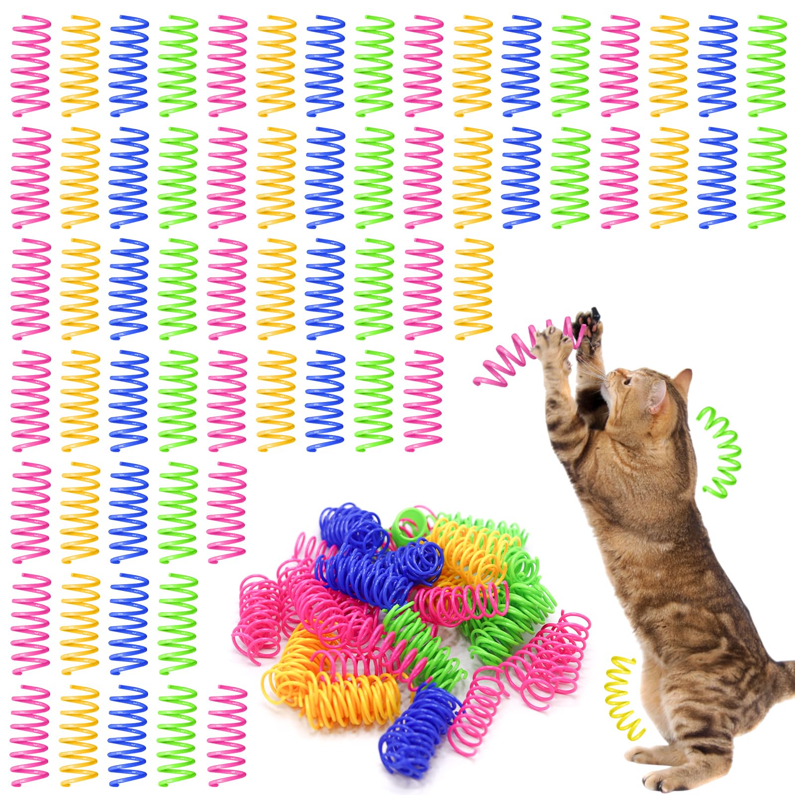 Ressorts en spirale pour chaton pour stimuler l'instinct de chasse