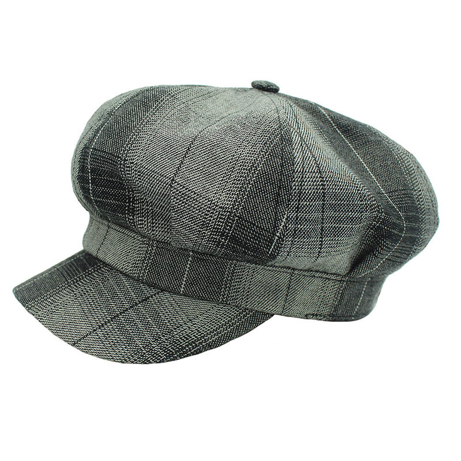 Lin de coton huit casquette ajustable - Chapeau décontracté homme