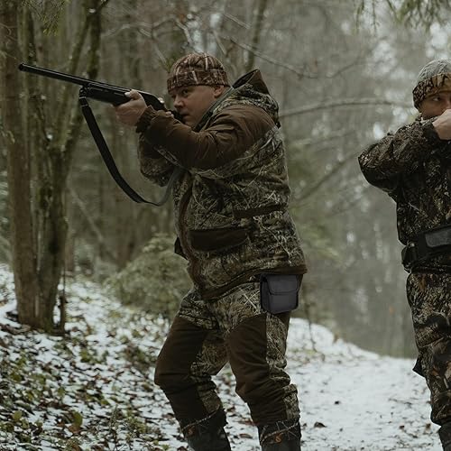 Miniatura 7 de Xxerciz Bolsa táctica de munición, bolsa de munición suelta de nailon para cinturón, bolsillo de munición de caza de tiro, bolsa de transporte de