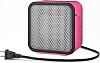 Calentador de Espacio Cerámico Amazon Basics, Minicalentador Portátil para Escritorio de Oficina, Uso Interior, 500W, con Protección contra Volcaduras, Ligero 1.4 lbs, Rosa, 5.9 x 3.2 x 6 pulgadas 1