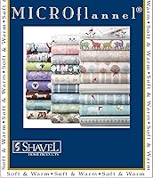 Vista 3 de Shavel - Juego de sábanas con estampado de microfranela