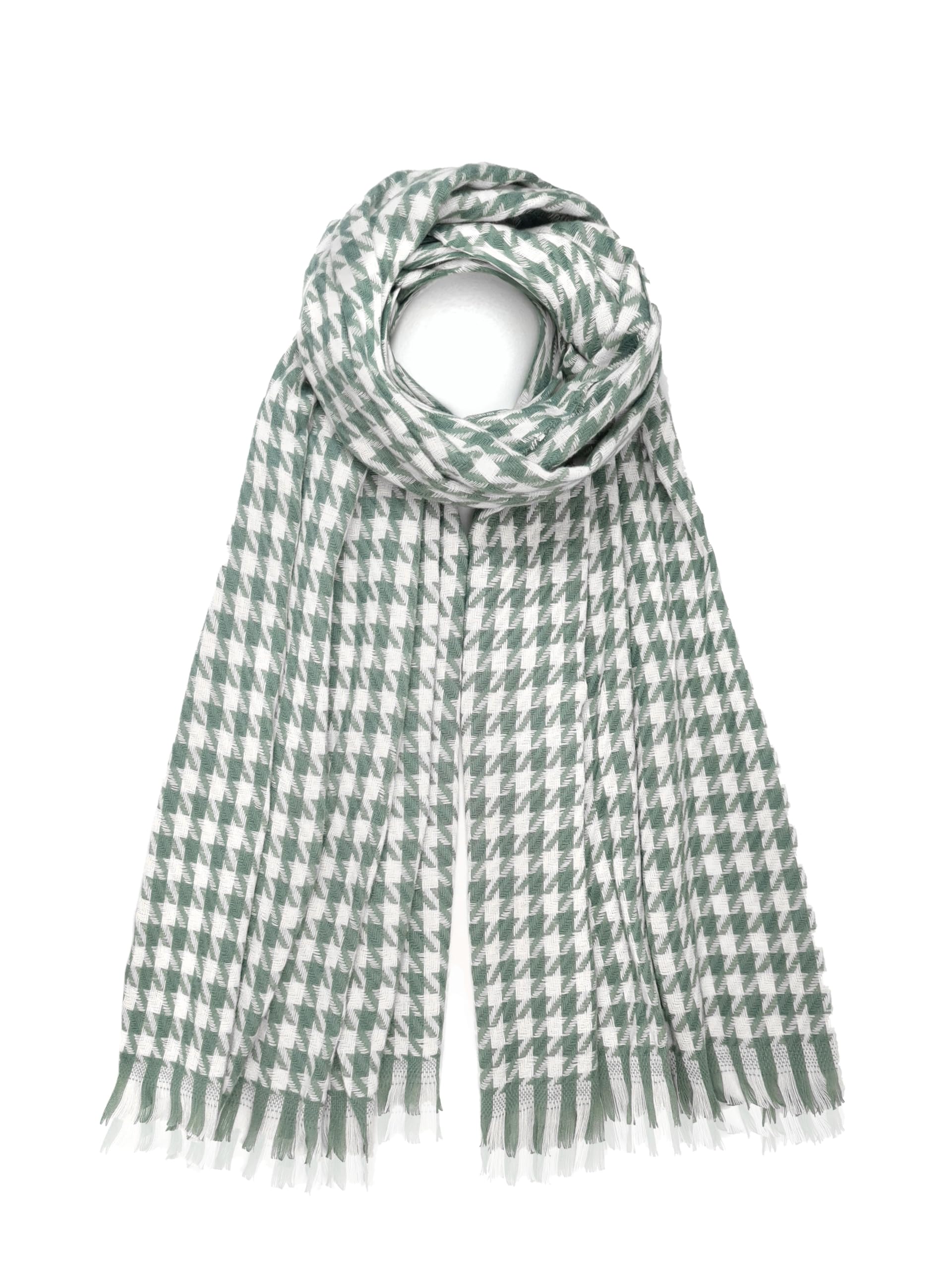 GLORIS Warmer Kaschmir Schal Herbst Winter Hahnentritt Schal/XL Stola Umschlagtuch Warm Pashmina Schals 200 * 70 cm.