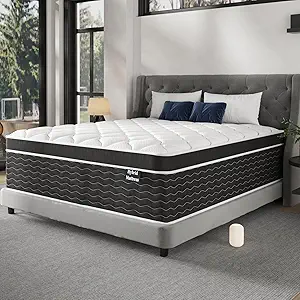Medium Plush Feel Full Size Mattress 12 Inch, Hybrid Mattress Full Size Bed in a Box, Individual Pocket Springs with Memory Foam, Premier Comfort Sleep, Motion Isolation, CertiPUR-US Certified
